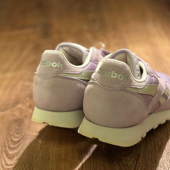 Reebok Classic leather pastel purple sneaker NWT OG 80's - Picture 6 of 9
